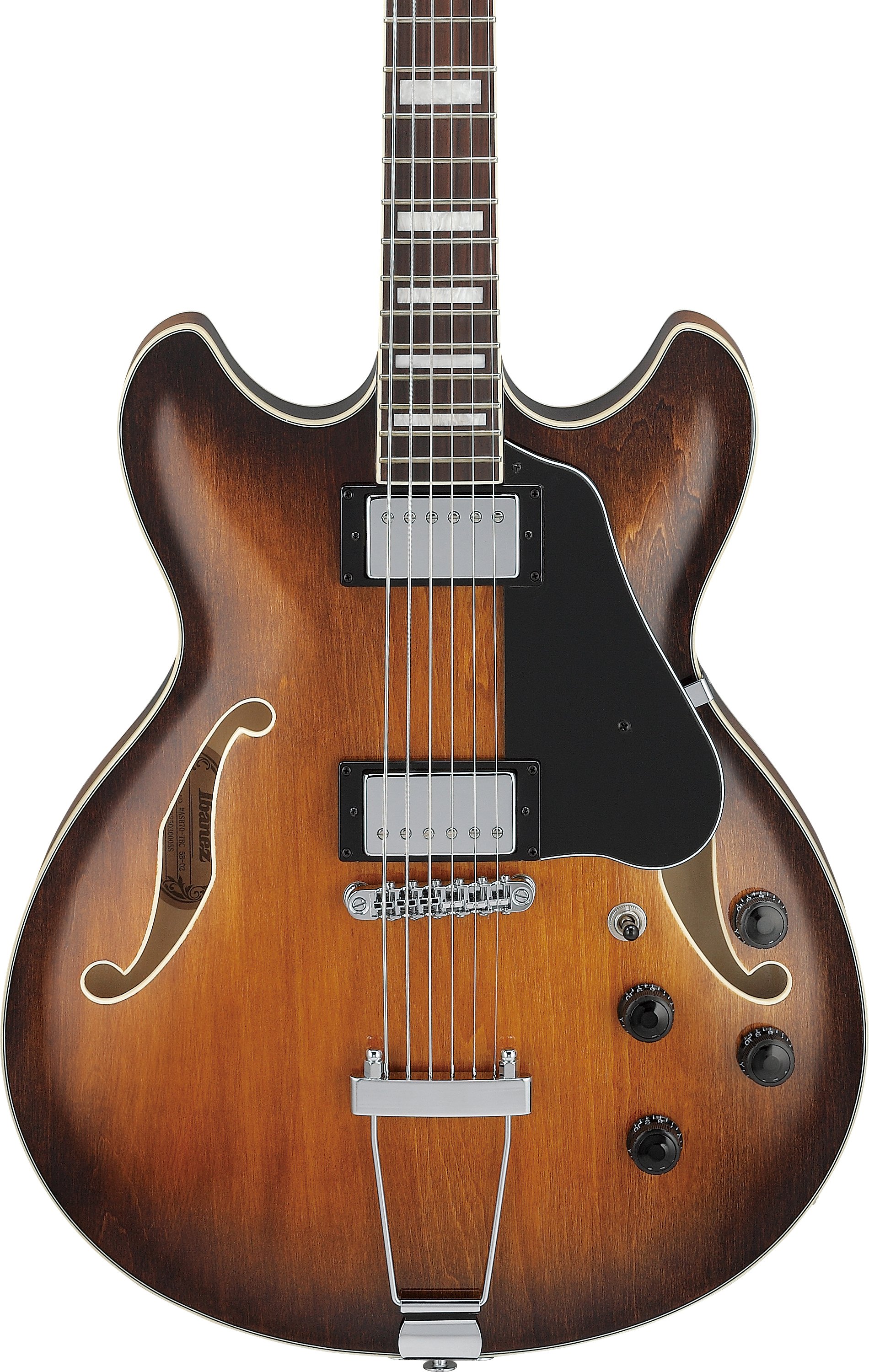 AS7328-TBC Baritone Semi-Hollow Gitarre Tobacco Brown